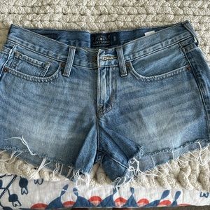Lucky Brand, Jean shorts, “The Cutoff”, low rise, size 0/25, barely worn